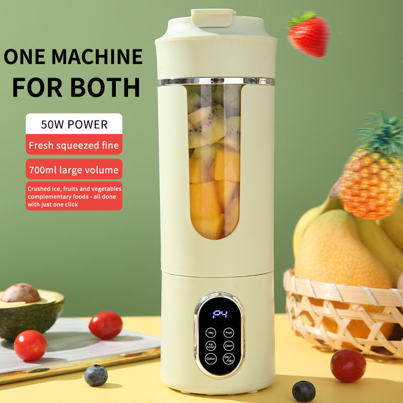 Portable Rechargeable Juice Blender Compact Handheld Electric Smoothie Maker For Travel Office Home