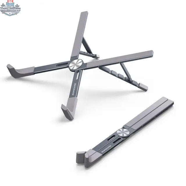 Portable Aluminum Laptop Stand - Foldable Computer Holder - Shopthatapp.ca