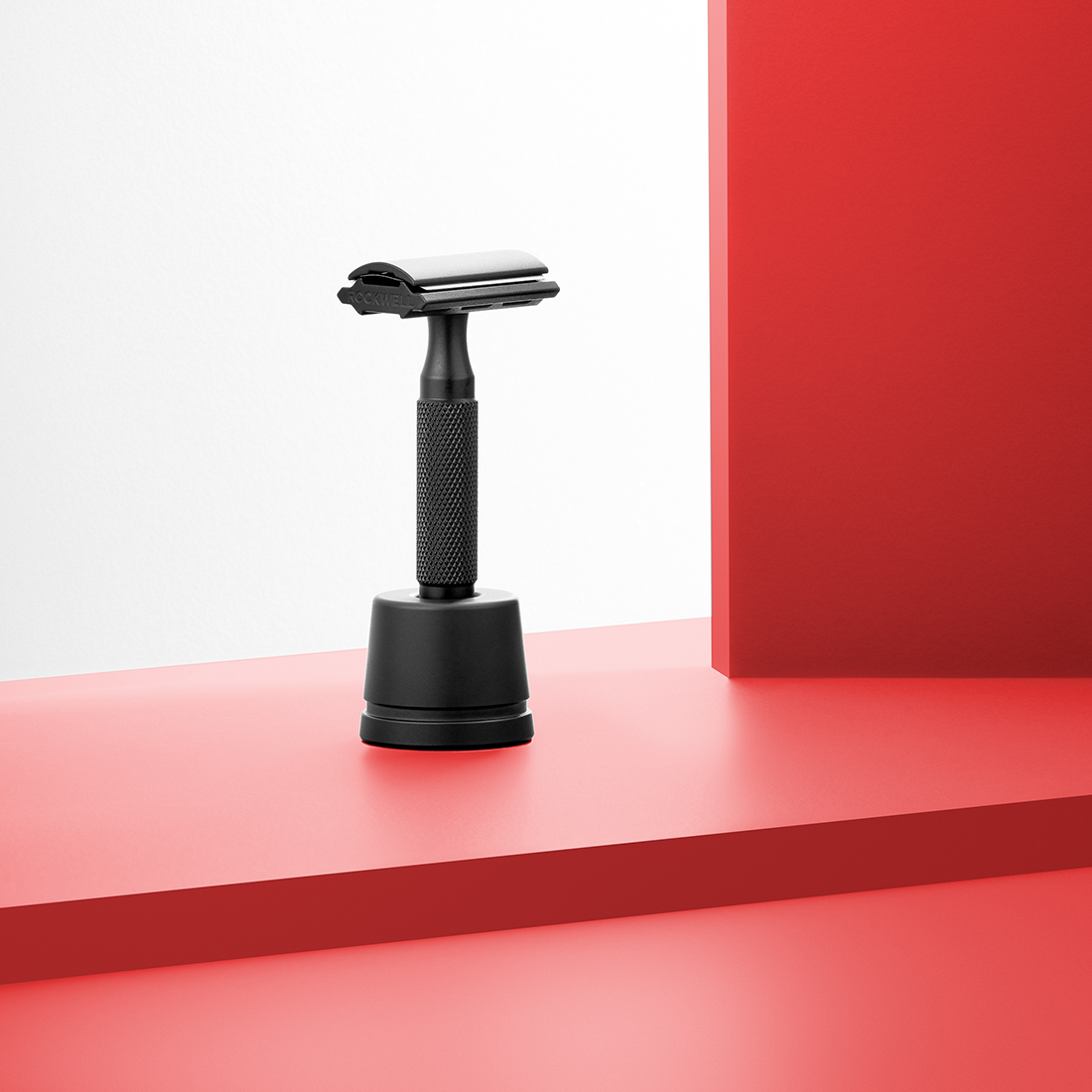 Rockwell 6S Adjustable Safety Razor - Matte Black PVD with 6 Settings for Ultimate Shaving Control