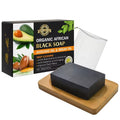 Black Soap with Argan Oil - Organic African Black Soap with Avocat Oil for Radiant Skin - Shopthatapp.ca