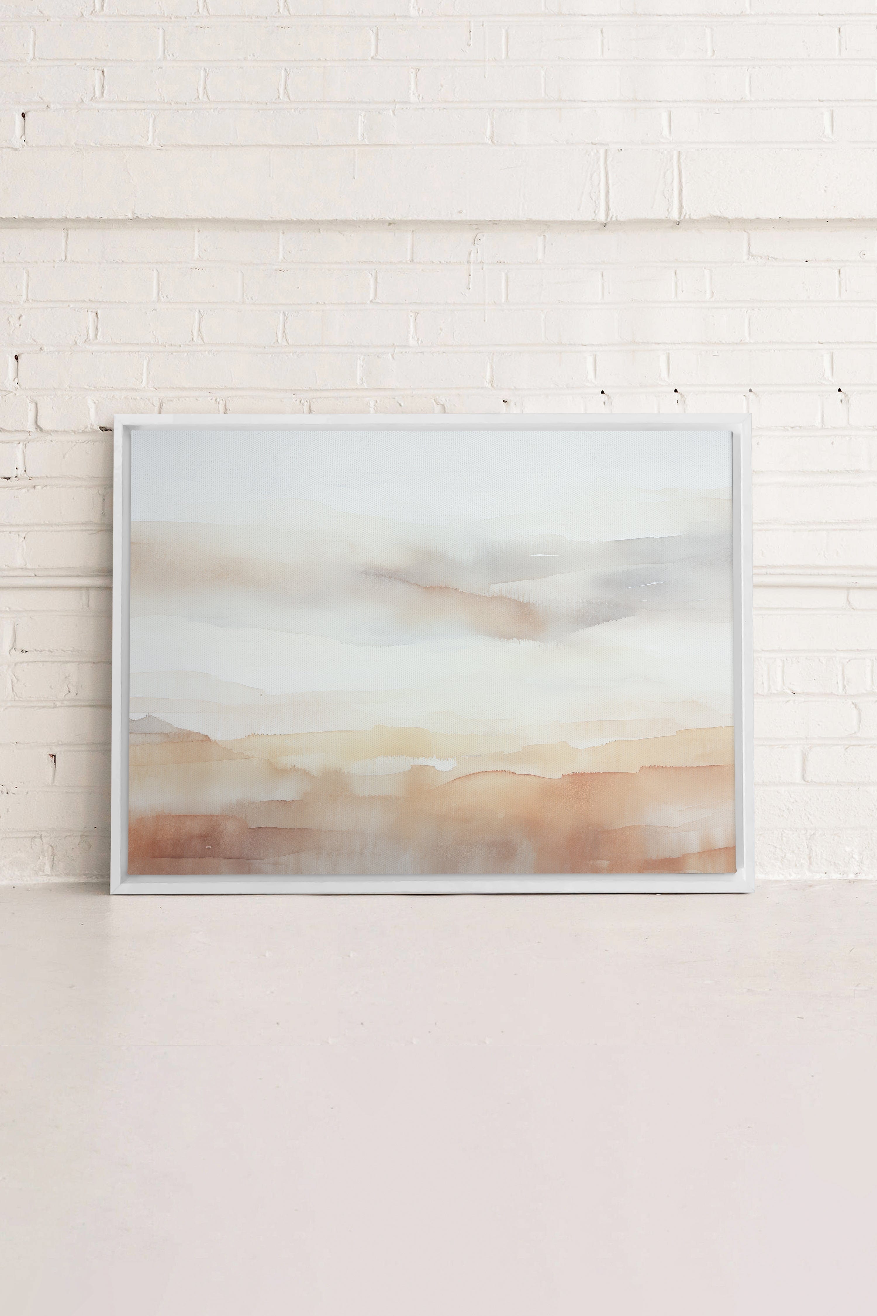 SUNSET STROKES Canvas Art - Oeuvre sur toile étiré