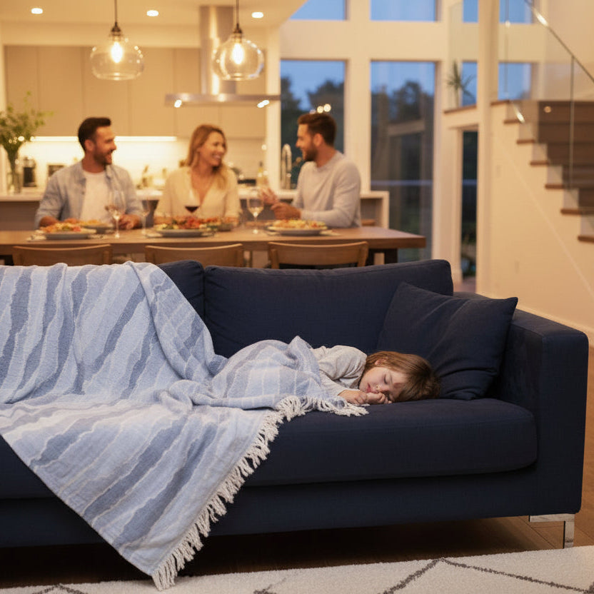 Waves: Wearable Cotton Throw (2 Colors) - Shopthatapp.ca