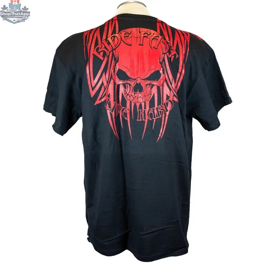 Unleash Your Style with the BOL Men's Skull T-Shirt Boutique of Leathers/Open Road