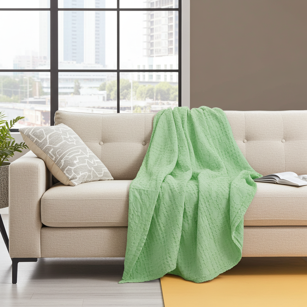 Box Waffle Wearable Cotton Throw (2 Colors) - Shopthatapp.ca