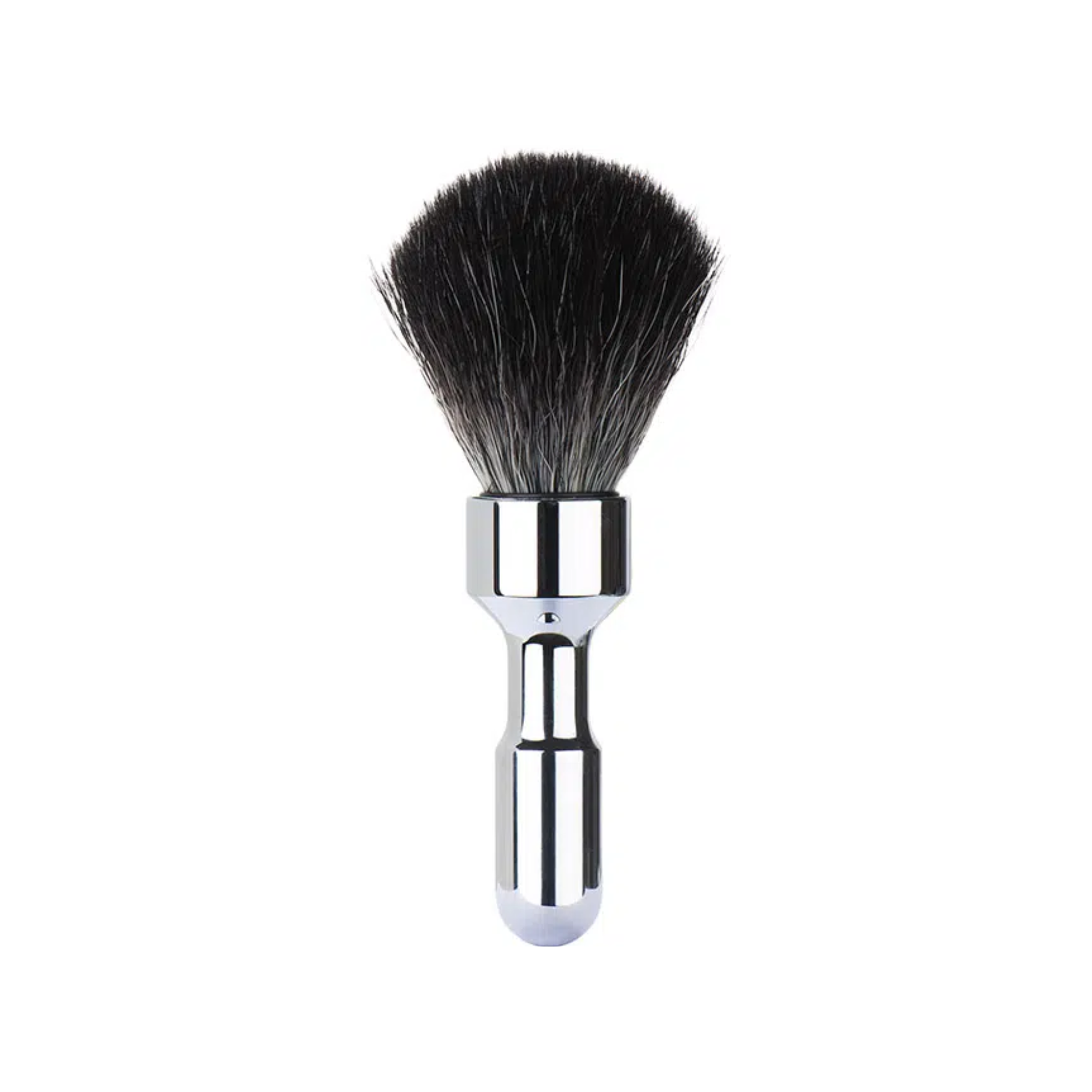 MERKUR Shaving Brush 1701 Vegan Synthetic Hair in Bright Chrome