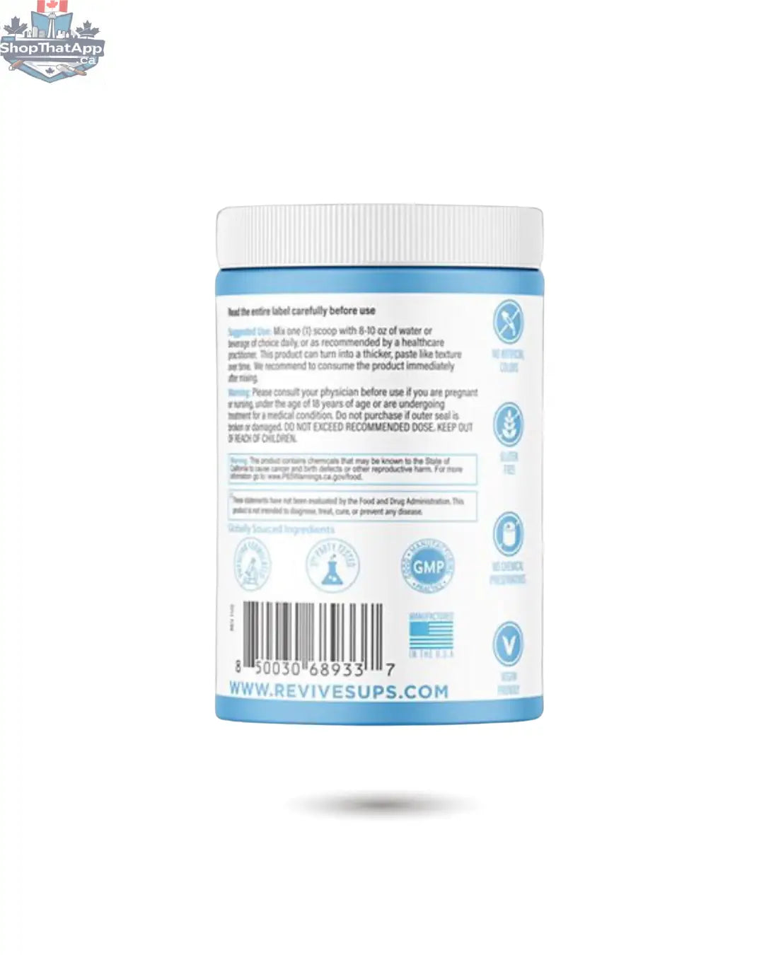 BulkBully Supplements Revive Fiber Chocolate, a fiber supplement with chocolate flavor for healthy digestion and nutrition.
