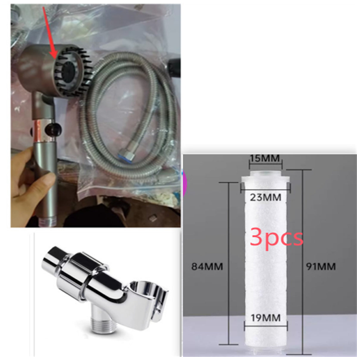 3 Modes High Pressure Shower Head for a Luxurious Shower Experience - Shopthatapp.ca