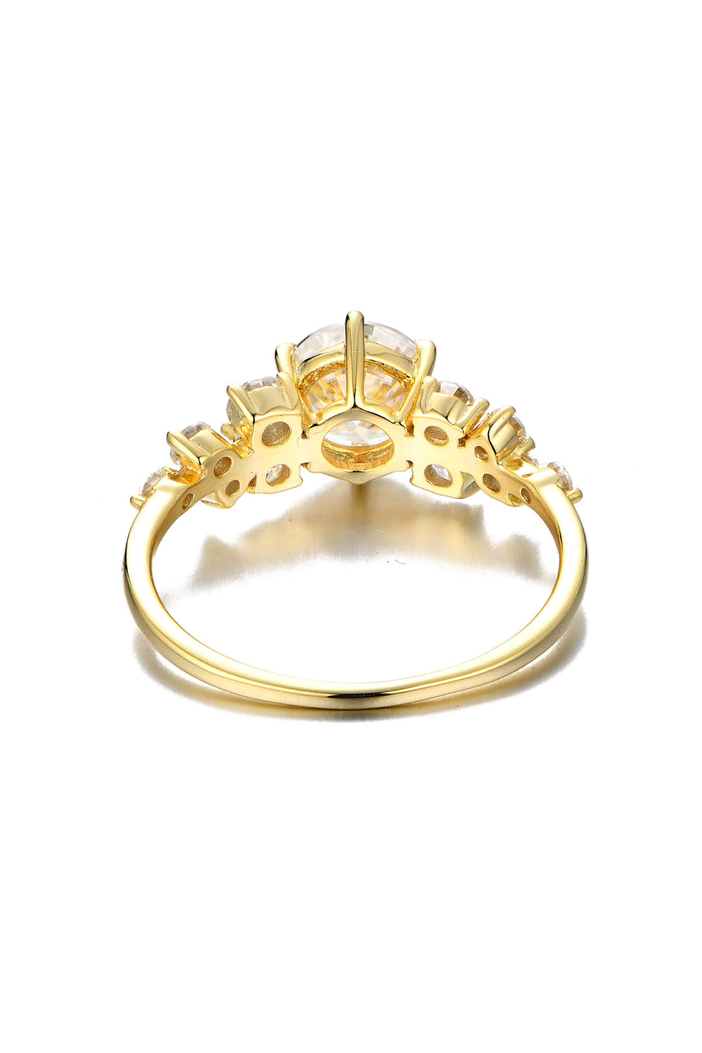 1 Carat Moissanite Silver Ring in 925 Sterling Silver - Shopthatapp.ca