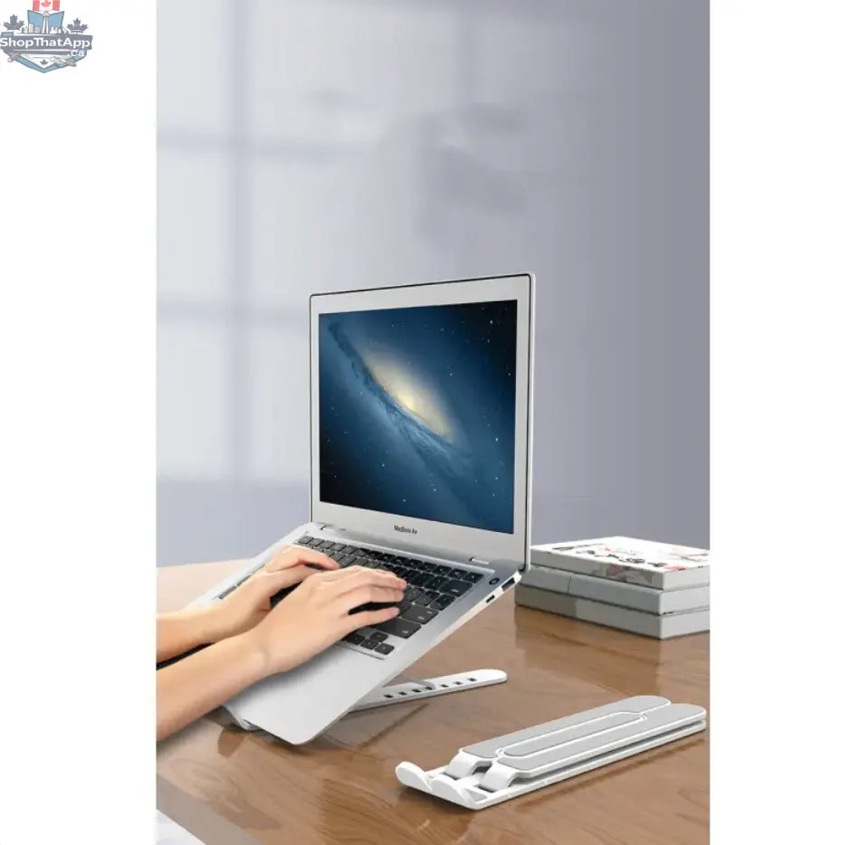 Adjustable Laptop Cooling Stand - Shopthatapp.ca