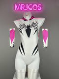 Woman Super Hero Spandex Open Crotch Cosplay Bodysuit Sexy Lingerie - Shopthatapp.ca