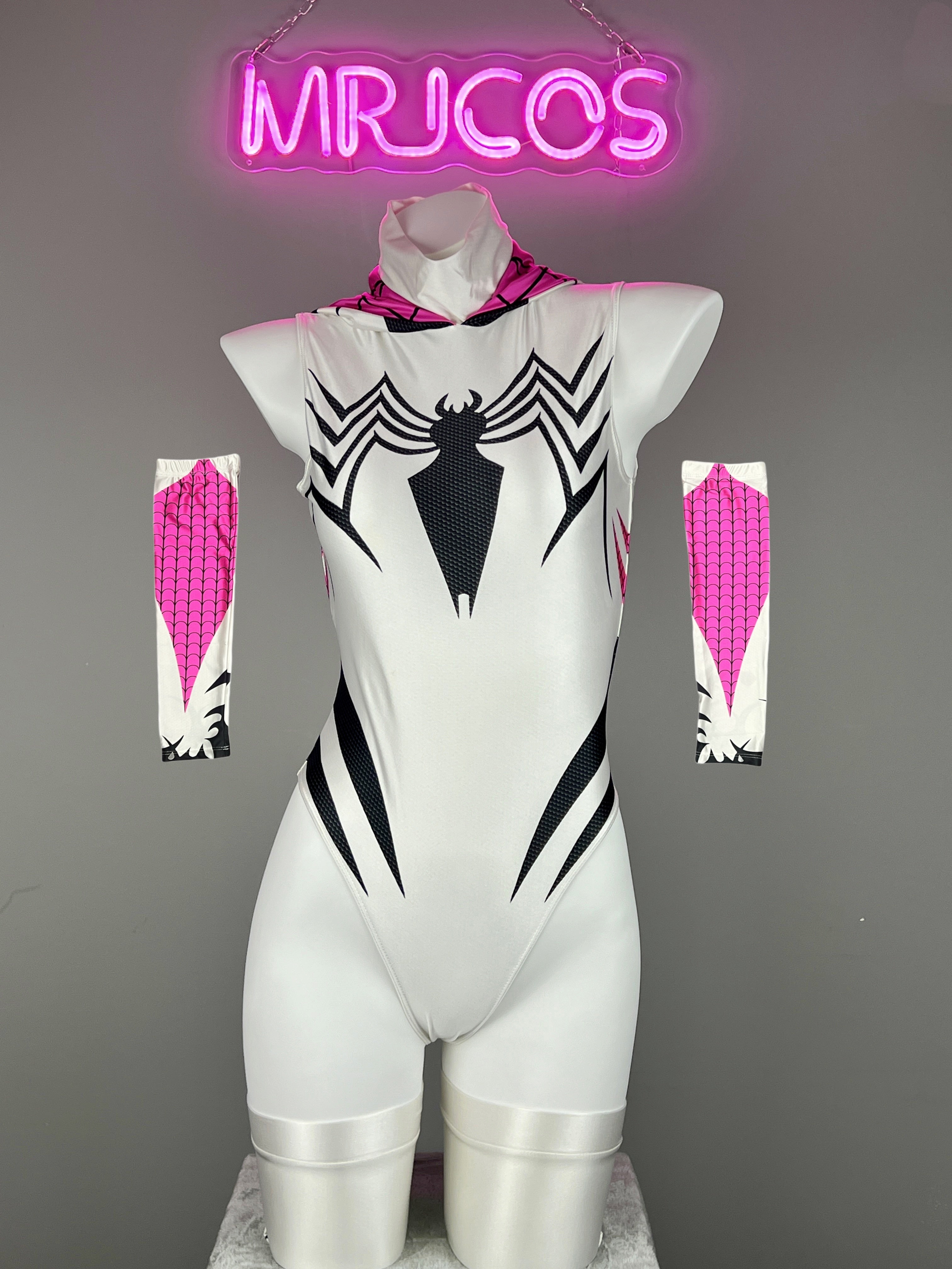 Woman Super Hero Spandex Open Crotch Cosplay Bodysuit Sexy Lingerie - Shopthatapp.ca