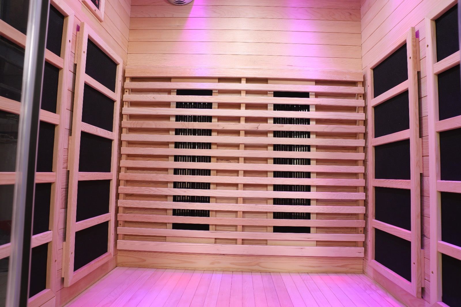 Blisspod | Venetian | Full Spectrum Indoor Premium Canadian Hemlock Low EMF Sauna | 10 Heaters | Chromotherapy & Reflexology | 2 Person - Www.Shopthatapp.ca