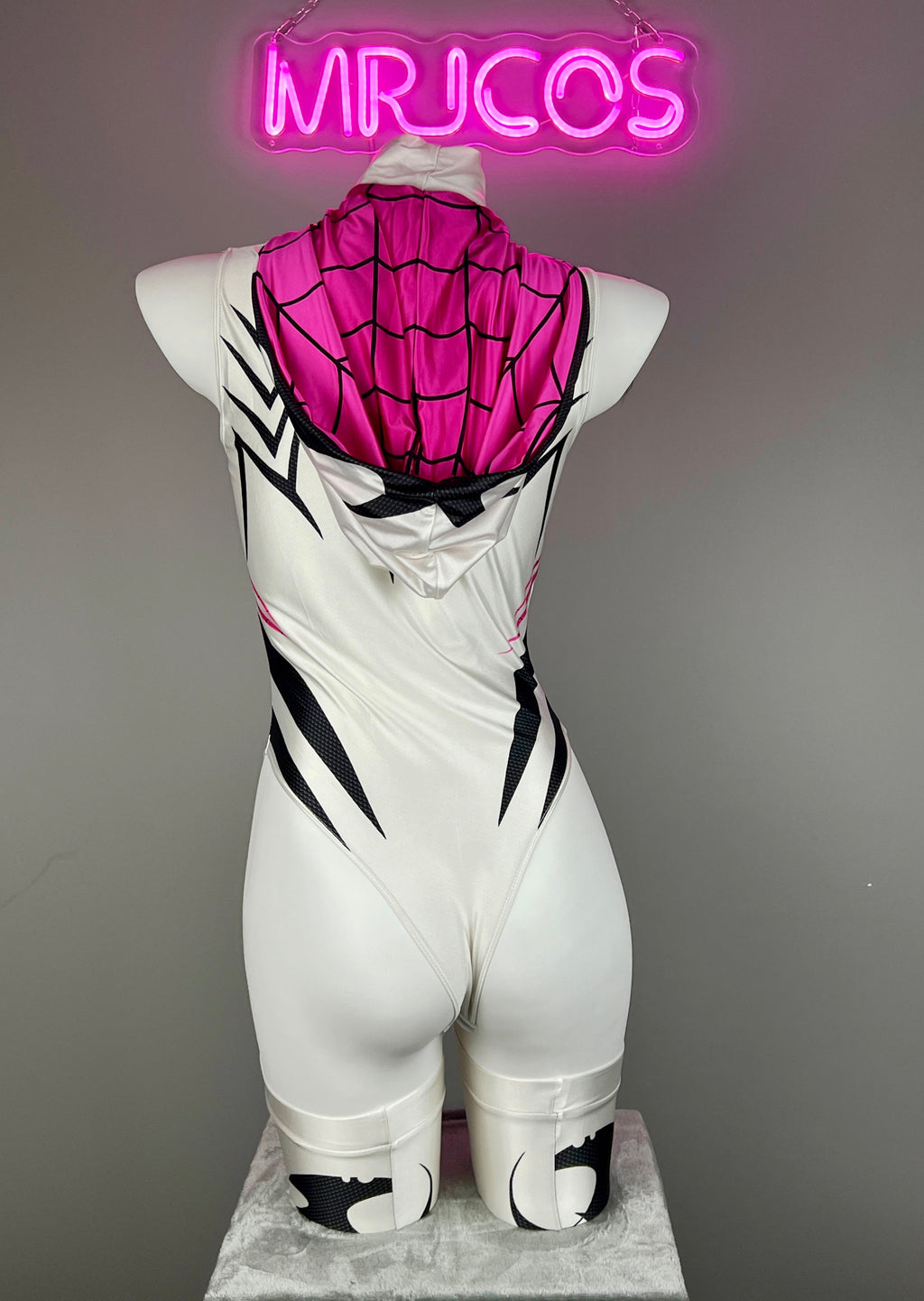 Woman Super Hero Spandex Open Crotch Cosplay Bodysuit Sexy Lingerie - Shopthatapp.ca