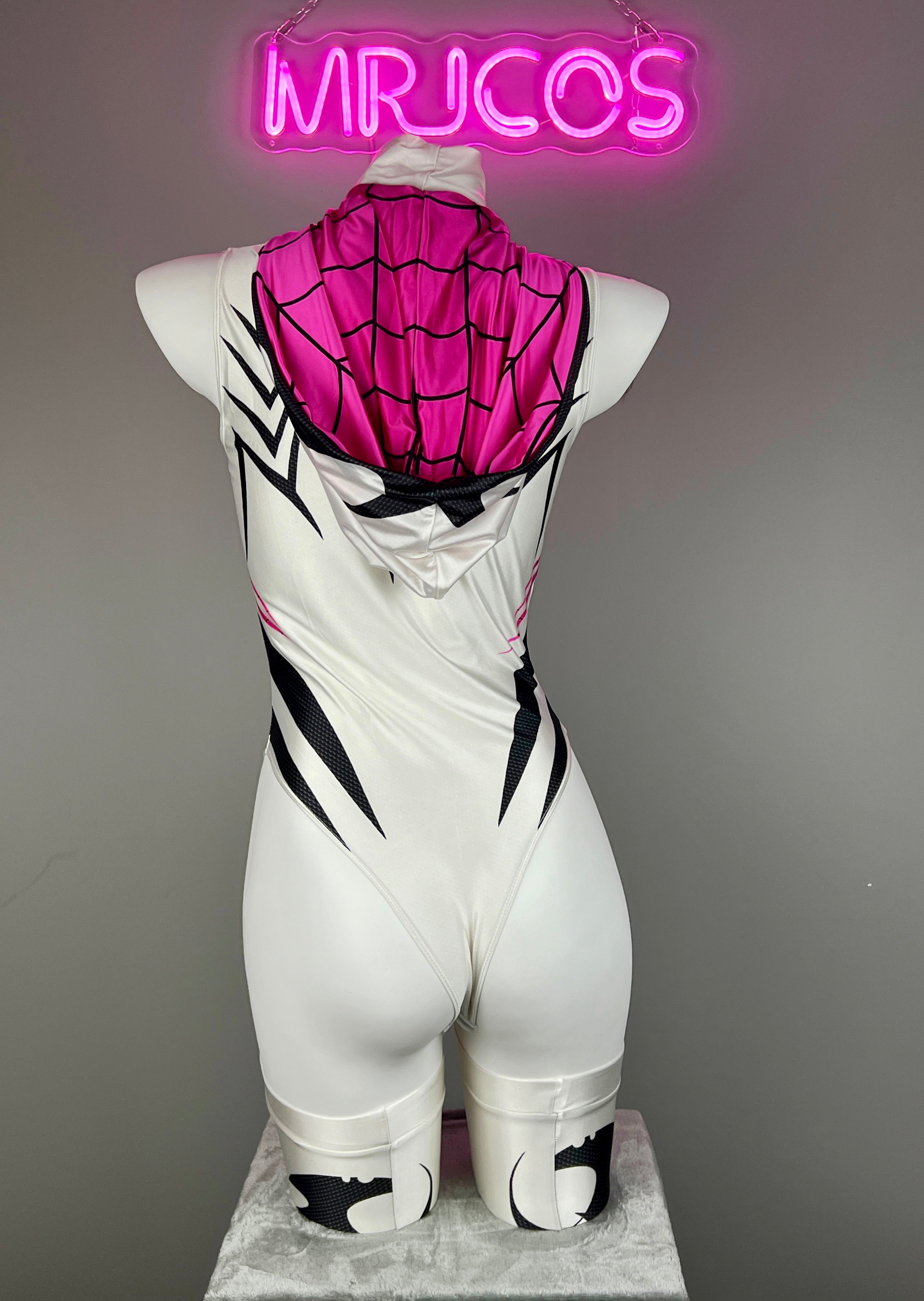 Woman Super Hero Spandex Open Crotch Cosplay Bodysuit Sexy Lingerie - Shopthatapp.ca
