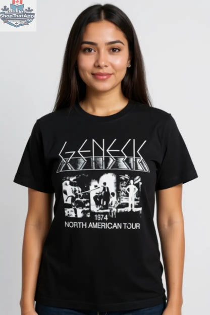 Little Guitars Genesis Lamb Lies Down T-Shirt, official band merchandise, featuring bold graphic design on the front.