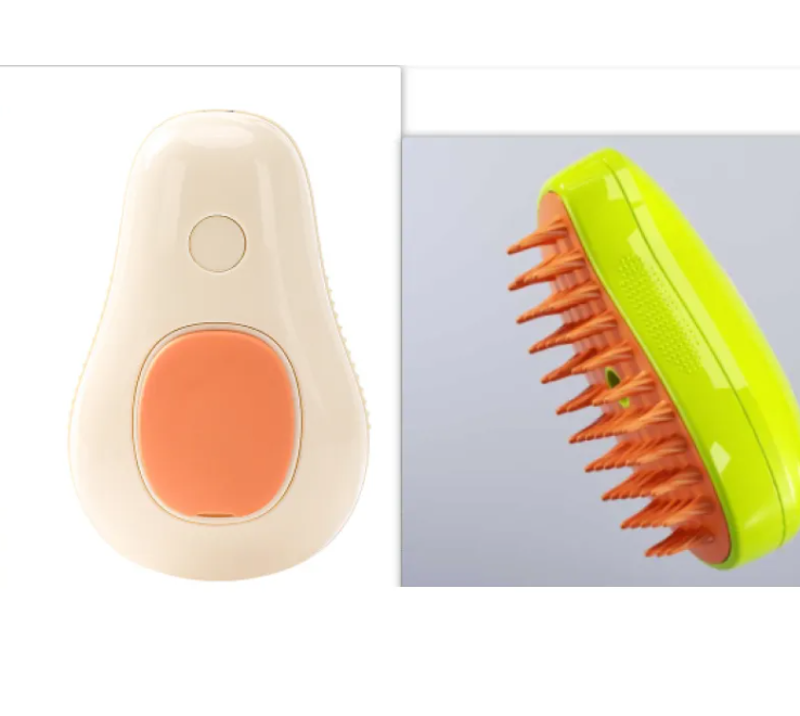 3-in-1 Steam Cat Hair Brush — Grooming, Cleaning & Massage in One