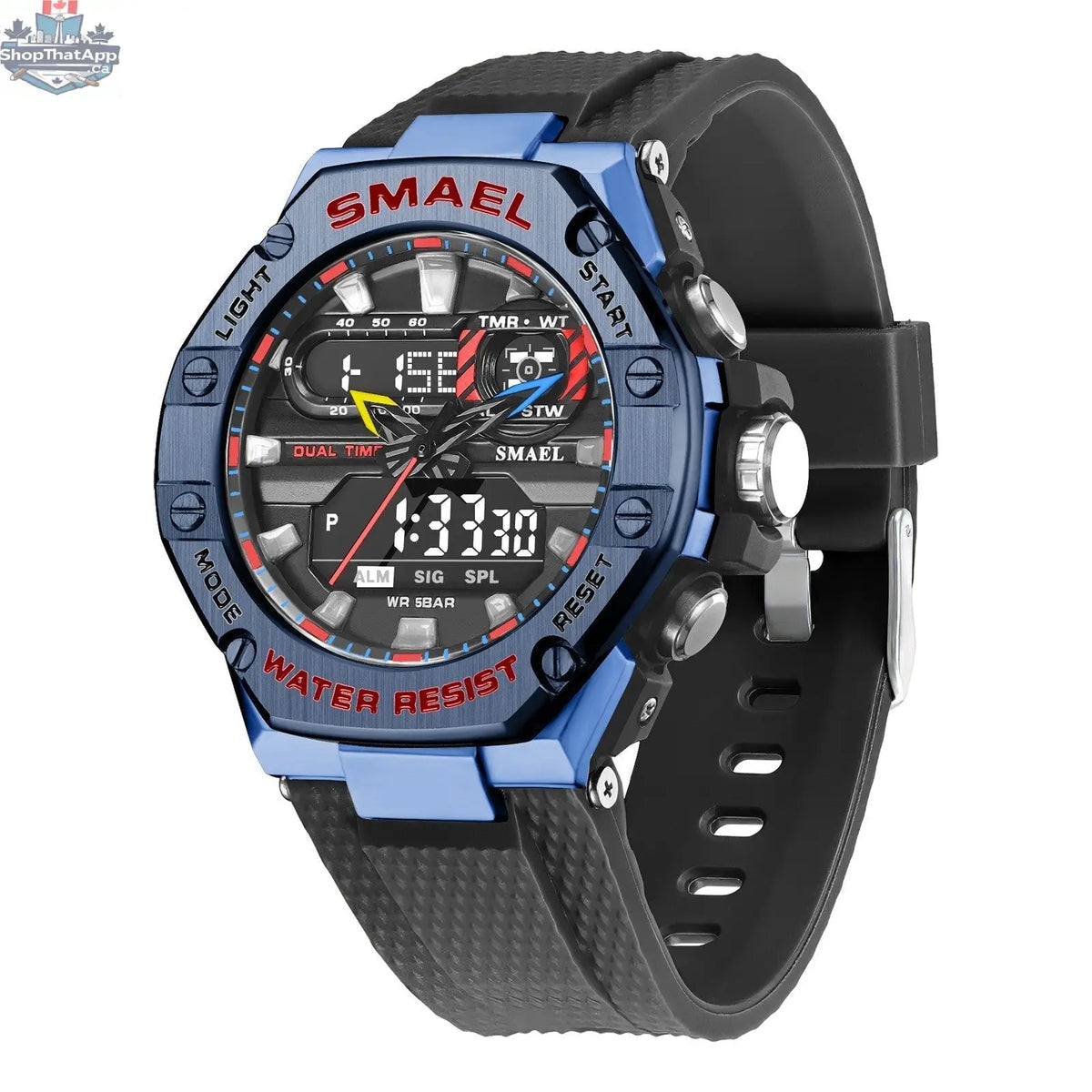 Digital Alloy Electronic Watch Men - Shopthatapp.ca