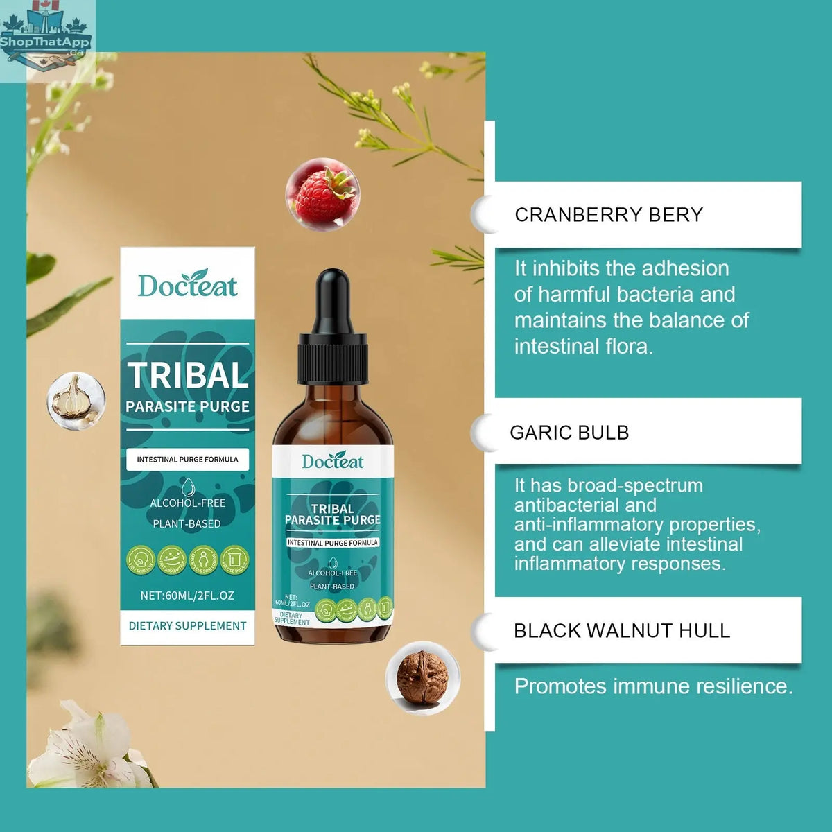 Gut Health Support Drops - Shopthatapp.ca