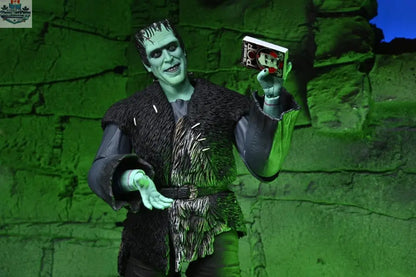 Toy Snowman Neca Herman Munster action figure from Rob Zombie's The Munsters collection, detailed collectible toy with iconic monster features.