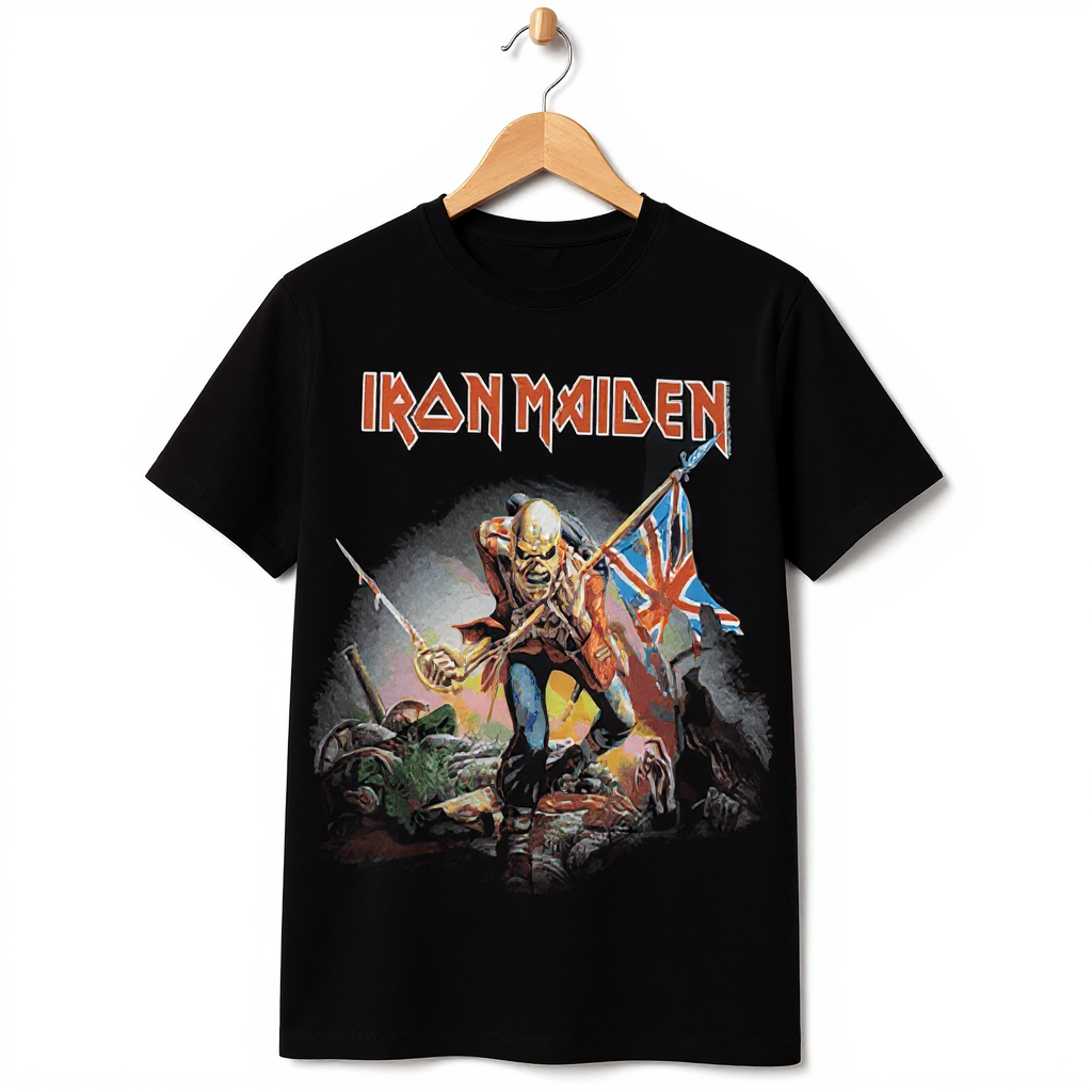 Iron Maiden - The Trooper Black T-Shirt - Www.Shopthatapp.ca
