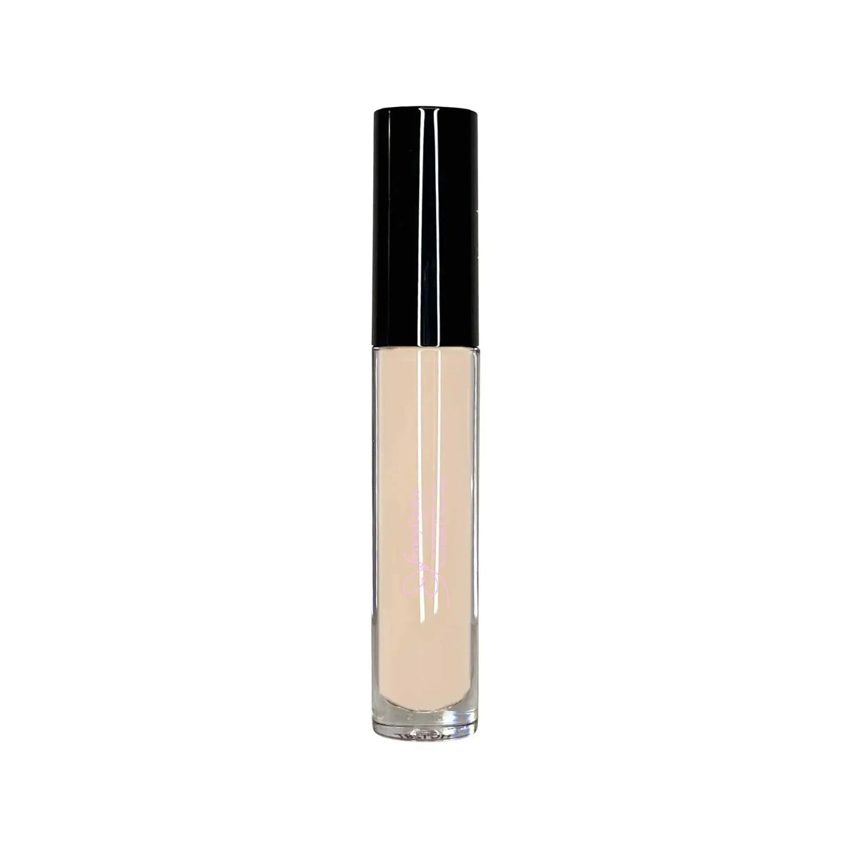 Vegan concealer by FencyGrace in shade Madeline, featuring a sleek, portable container with smooth creamy texture for under-eye coverage.