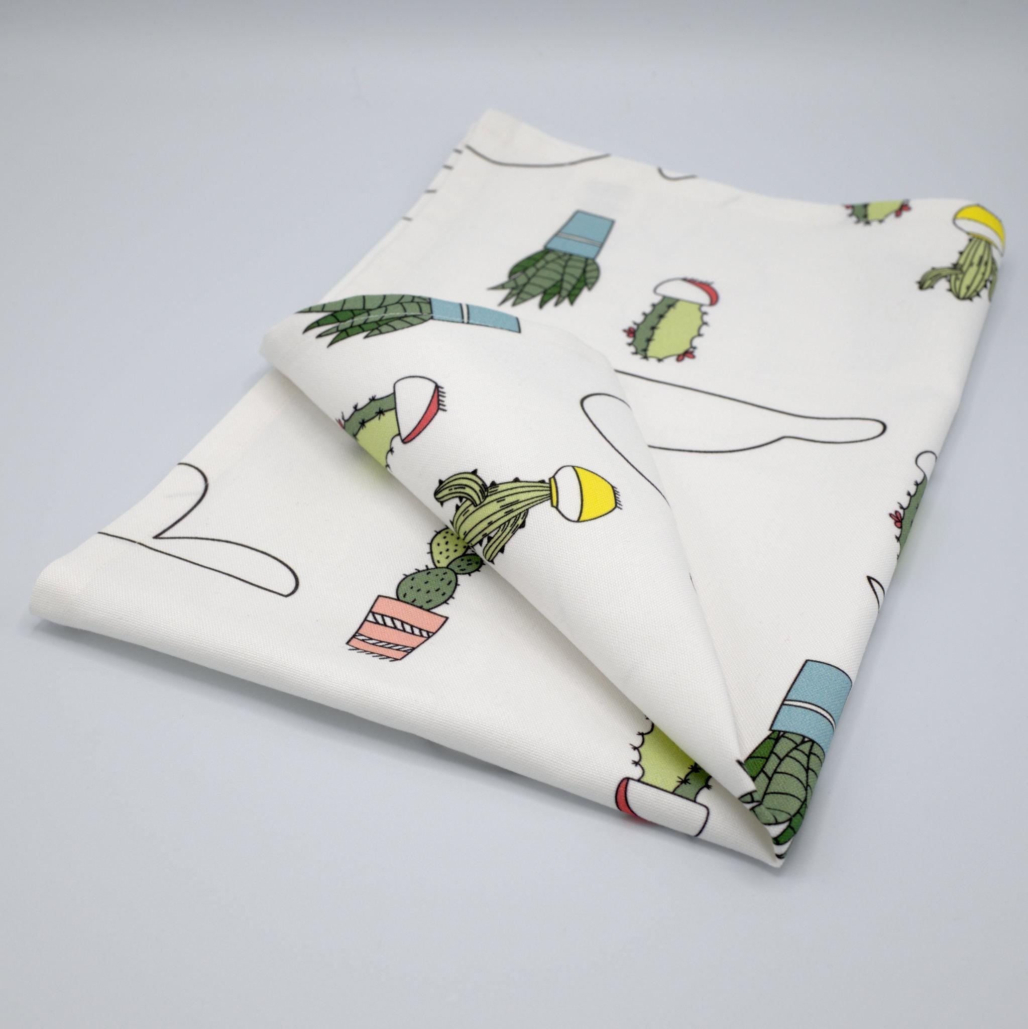 Clouds Over Desert: Cacti Tea Towels - Shopthatapp.ca