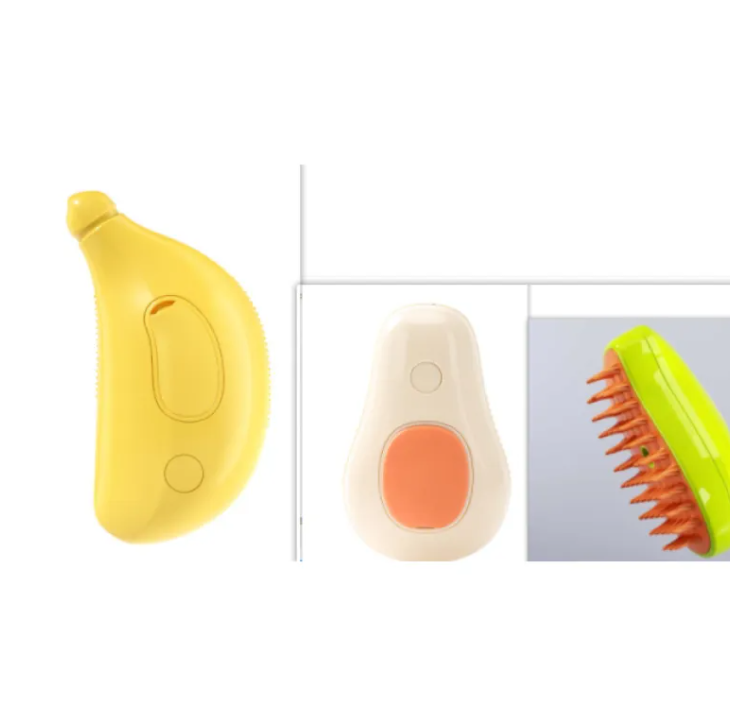 3-in-1 Steam Cat Hair Brush — Grooming, Cleaning & Massage in One