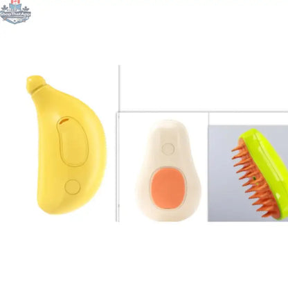 3-in-1 Steam Cat Hair Brush — Grooming, Cleaning & Massage in One - Shopthatapp.ca