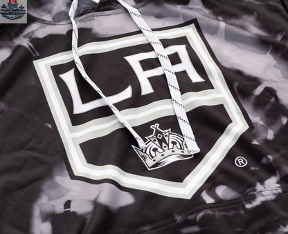 Los Angeles Kings hoodie with sublimation design from Calhoun Surf N' Skate, showing detailed graphic and comfortable fabric.