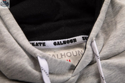 Black Pittsburgh Penguins hoodie with Muskoka Style premium chenille woven logo, from Calhoun Surf N' Skate.