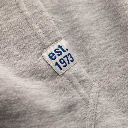 Navy Seattle Kraken hoodie by Calhoun Surf N' Skate featuring Muskoka-style premium chenille woven Kraken logo.