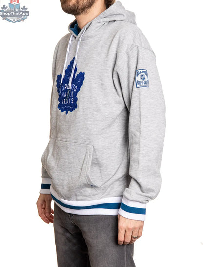 Toronto Maple Leafs hoodie by Calhoun Surf N' Skate featuring a premium chenille woven logo on the side.