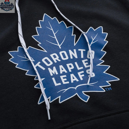 Calhoun Surf N' Skate Toronto Maple Leafs retro varsity hoodie with team logo, featuring a classic sports-inspired design.