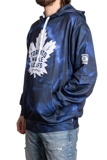 Toronto Maple Leafs hoodie by Calhoun Surf N' Skate featuring a vibrant sublimation design and a comfortable, stylish fit.