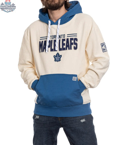 Unisex Toronto Maple Leafs hoodie by Calhoun Surf N' Skate featuring retro reverse terry fabric and team logo design.