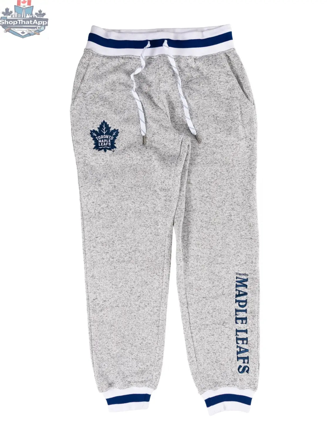 Calhoun Surf N' Skate Toronto Maple Leafs Muskoka-style sweatpants with comfortable jogger fit, featuring team logo and relaxed design.