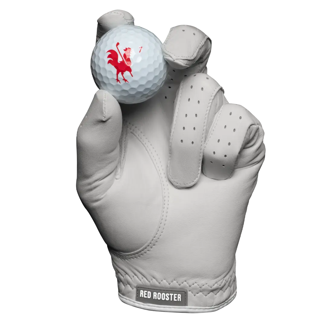 Red Rooster Golf Simster gaming gloves designed for ultimate performance, featuring durable, comfortable fabric and ergonomic fit.