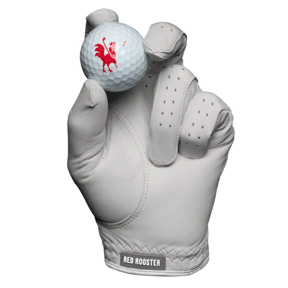 Red Rooster Golf Simster gaming gloves designed for ultimate performance, featuring durable, comfortable fabric and ergonomic fit.