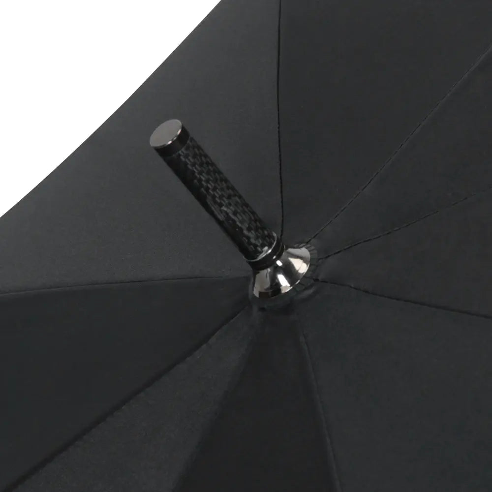 Premium carbon fiber umbrella by Carbon Loom, windproof and lightweight with durable construction and sleek design.