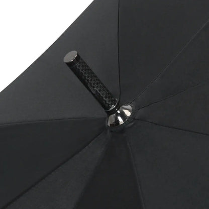 Premium carbon fiber umbrella by Carbon Loom, windproof and lightweight with durable construction and sleek design.