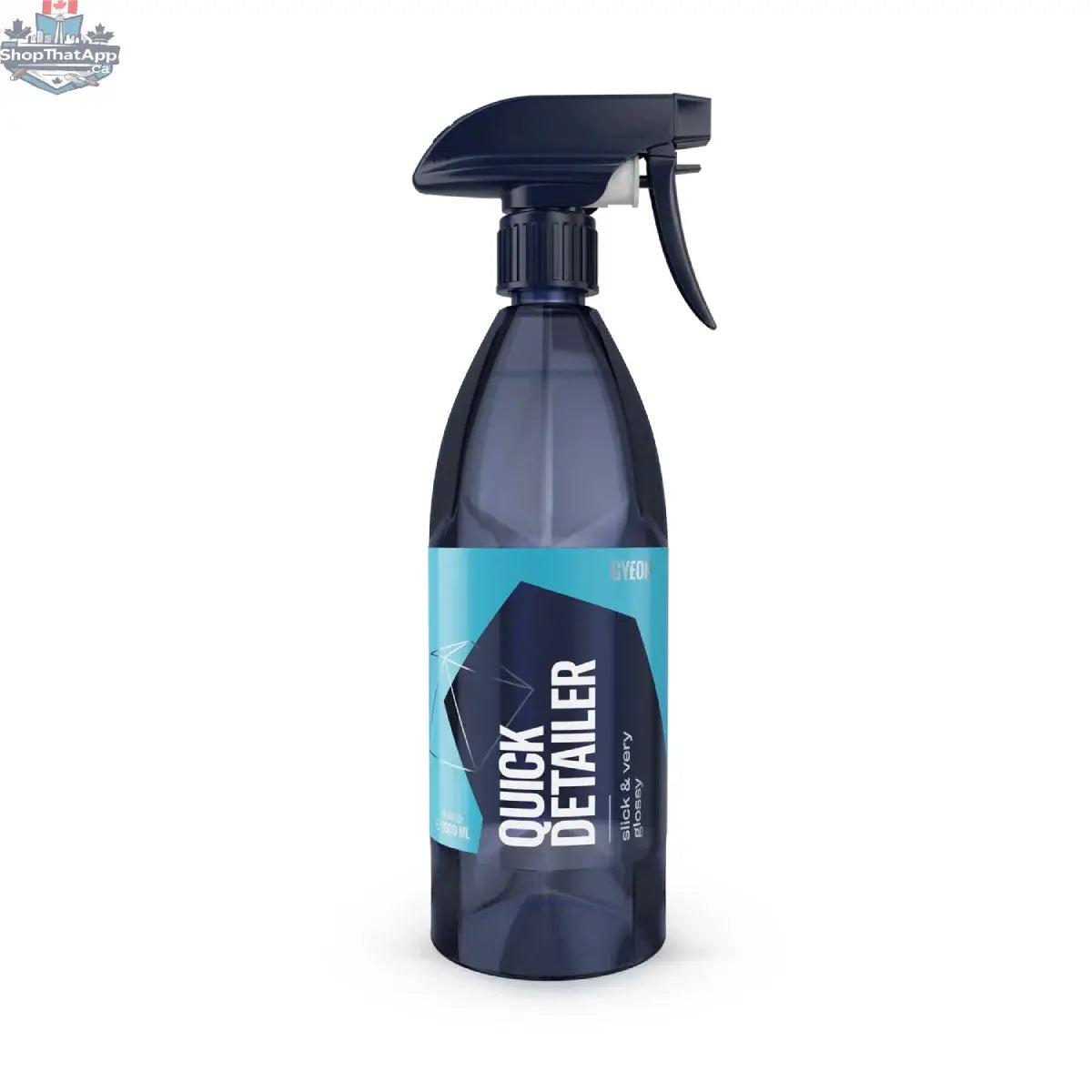 CarZilla GYEON Q²M Quick Detailer exterior spray bottle with label, used for quick car surface cleaning and shine enhancement.