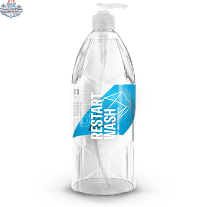 GYEON Q²M Restart Wash exterior car cleaning product in a 1000ml bottle, designed for vehicle exterior surface maintenance.