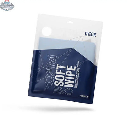 GYEON Q²M Soft Wipe EVO by CARZILLA shown as a soft microfiber cleaning cloth on a white background.