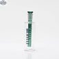 Castle Glassworks 4-slit 14mm ash catcher with removable design, featuring four slits for improved filtration and smoking experience.