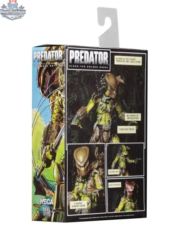 Golden Angel Elder Predator action figure from Toy Snowman, detailed collectible toy inspired by Predator Ultimate Elder Predator.