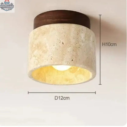 Japanese Style Trendy Yellow Cave Style Ceiling Light For Home Use - Shopthatapp.ca