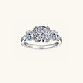 3.5 Carat Moissanite Sterling Silver Ring in 925 Silver - Shopthatapp.ca