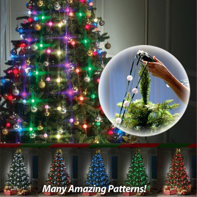 64 and 48 Light Dazzler Christmas Tree Light Show - Shopthatapp.ca