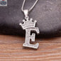 Elegant Silver Letter Pendant with Chain - Personalize Your Style - Shopthatapp.ca