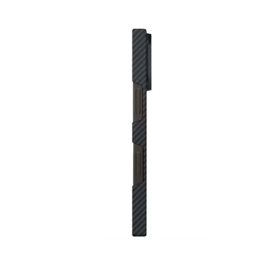 Real Aramid fiber iPhone 16 Pro Max case by Carbon Loom with durable protection and sleek, stylish design.